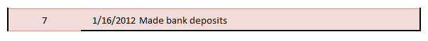 Bank Deposit Transaction
